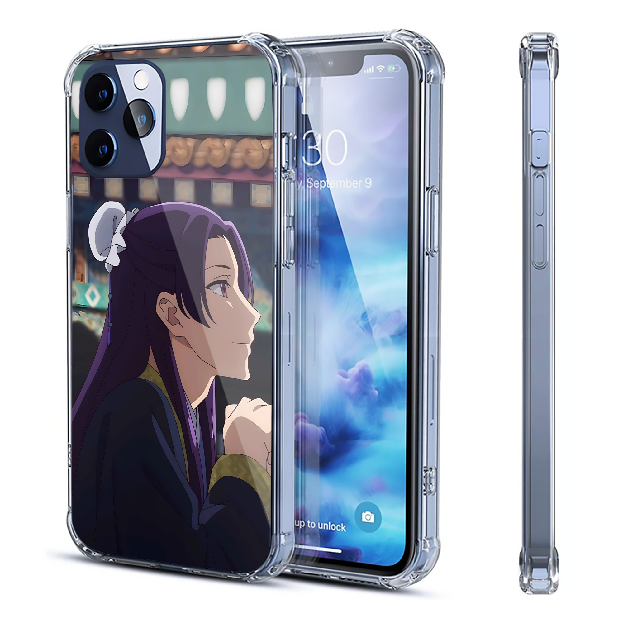 （画像用） 薬屋のひとりごと The Apothecary Diaries 【iPhone 12シリーズ対応】透明スマホケース（クリアソフトケース）